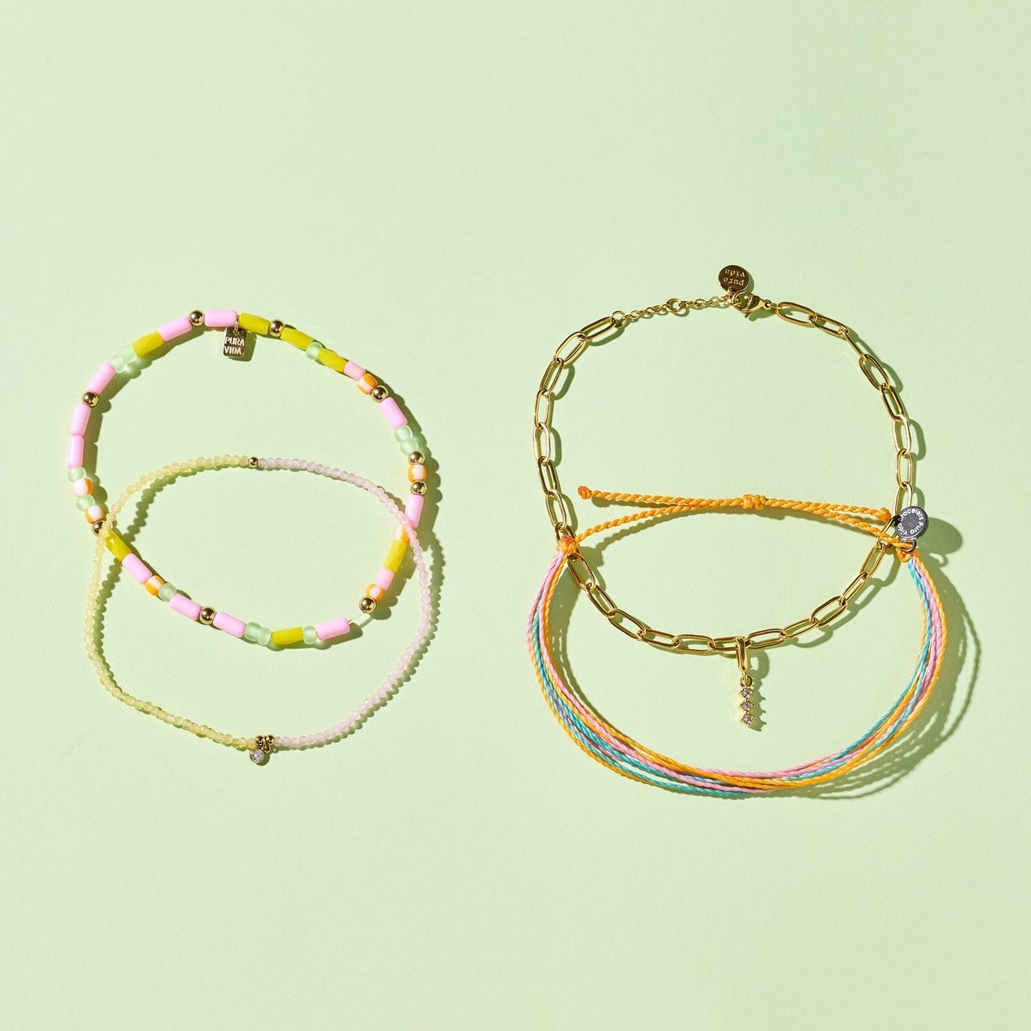 Canary String Anklet