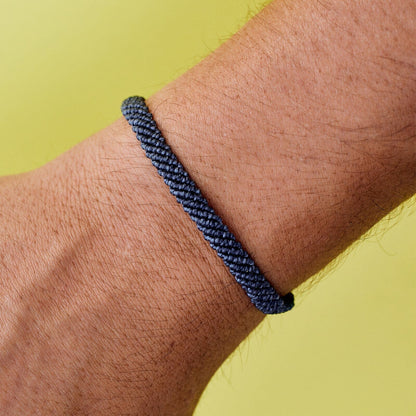Half Flat Woven Bracelet