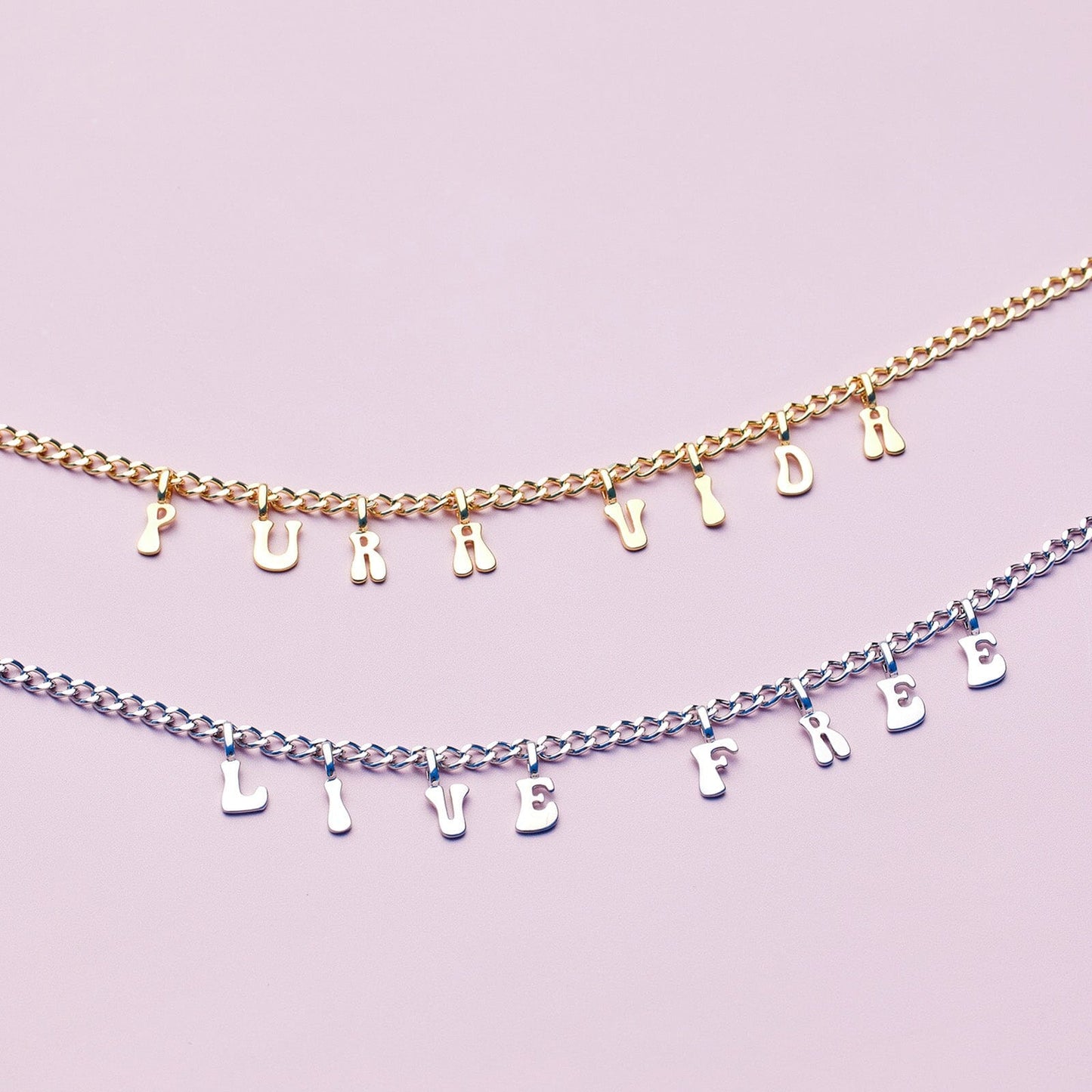 Harper Retro Alphabet Charm