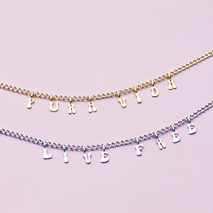 Harper Retro Alphabet Charm