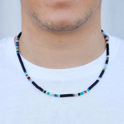 Men's Mixed Seed Bead Necklace