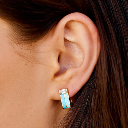 Meridian Huggie Earrings