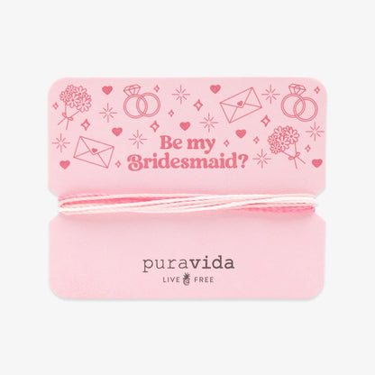 Bridesmaid Bracelet Card