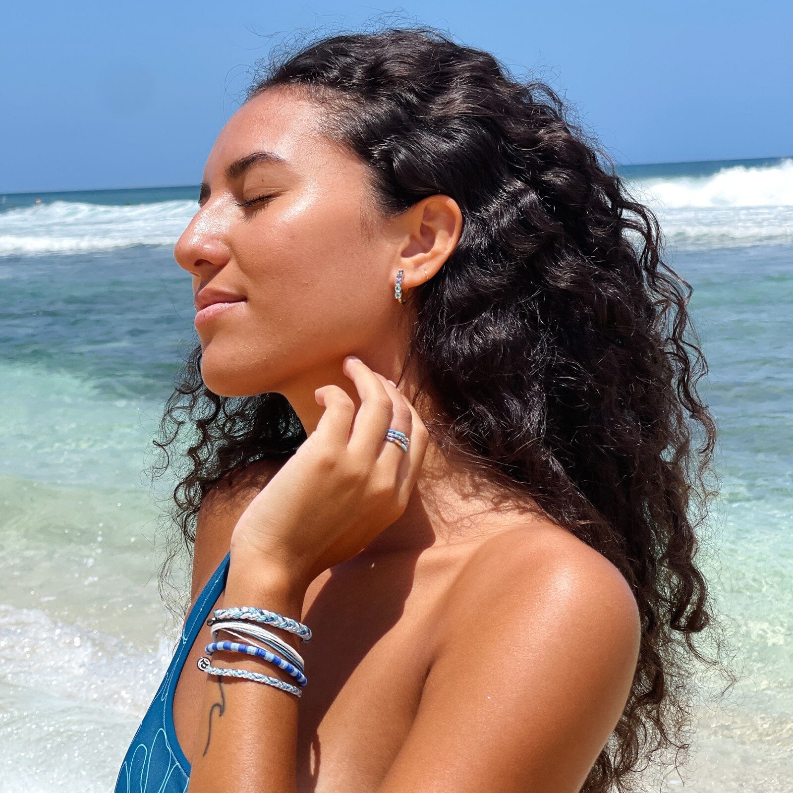 Out to Sea Stretch Ring Set of 3