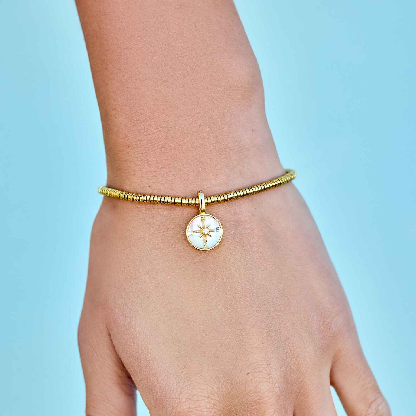 Harper Compass Charm
