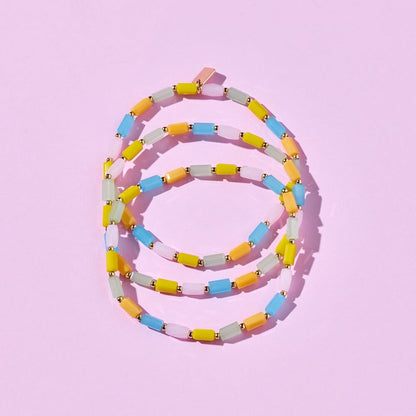 Neon Lights Stretch Bracelet 3 Pack