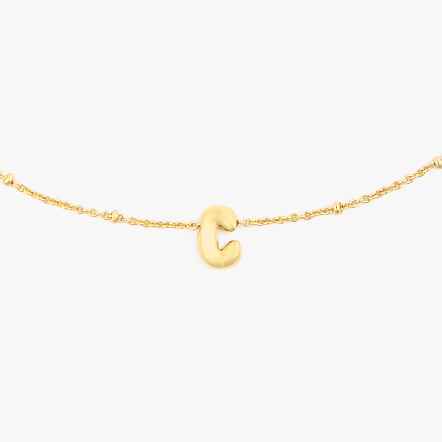 Alphabet Satellite Chain Choker