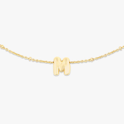 Alphabet Satellite Chain Choker