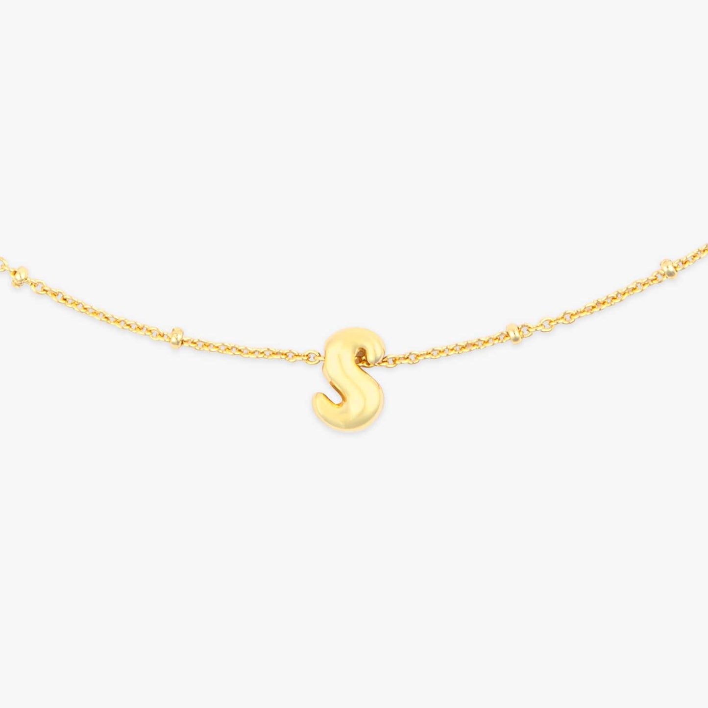 Alphabet Satellite Chain Choker