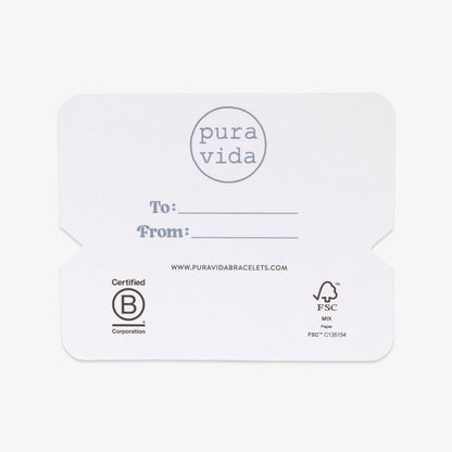 Write Your Own Bracelet Card