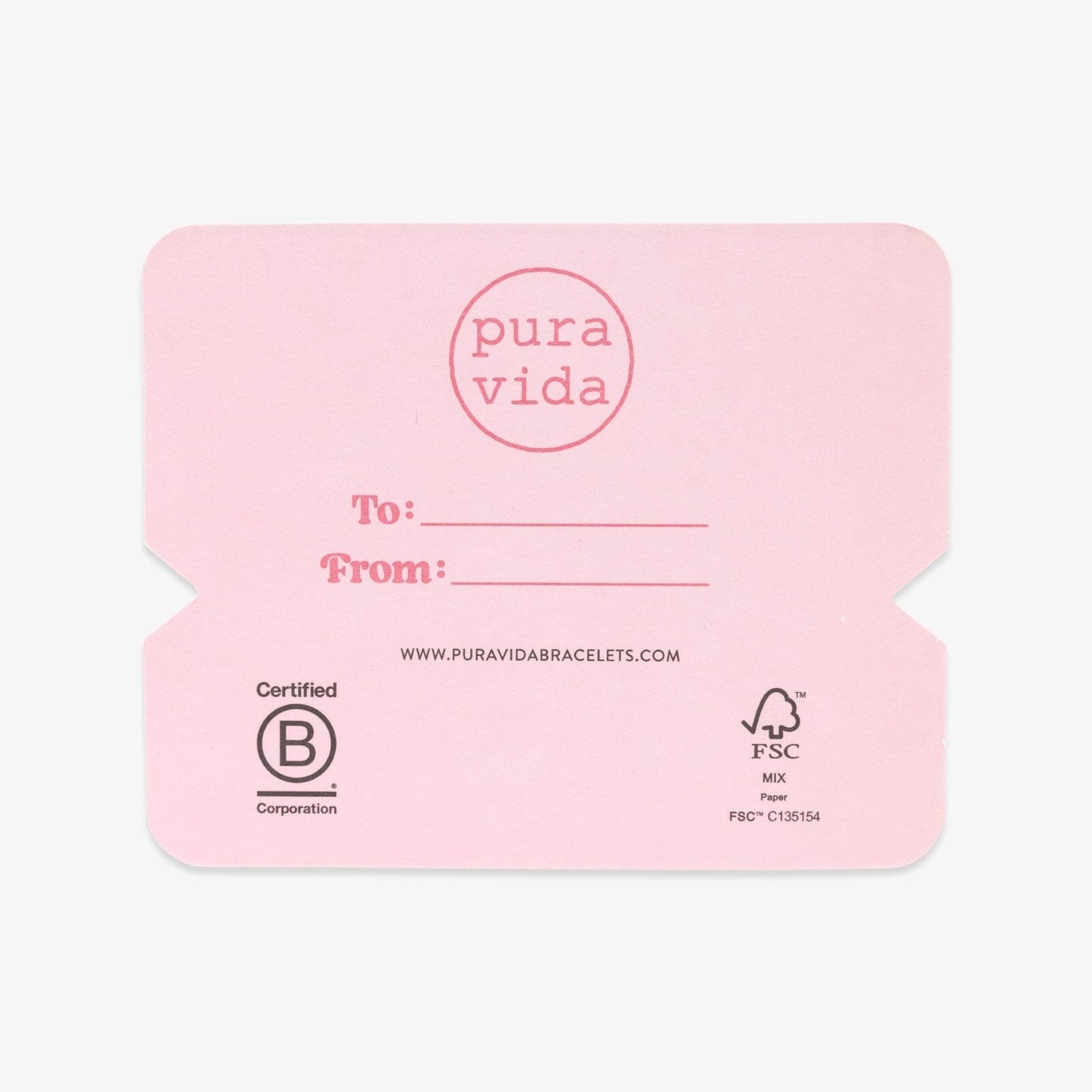 Bridesmaid Bracelet Card