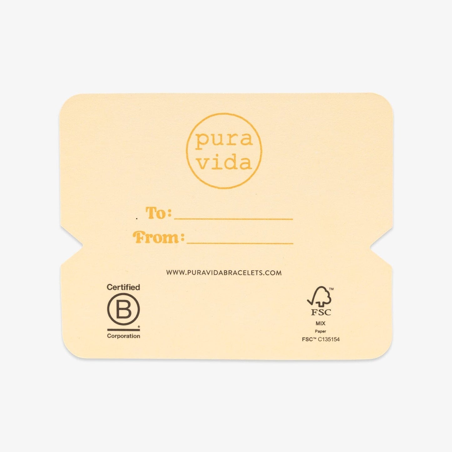 My Sunshine Bracelet Card
