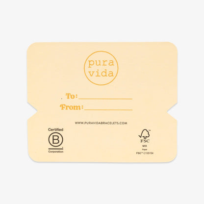 My Sunshine Bracelet Card