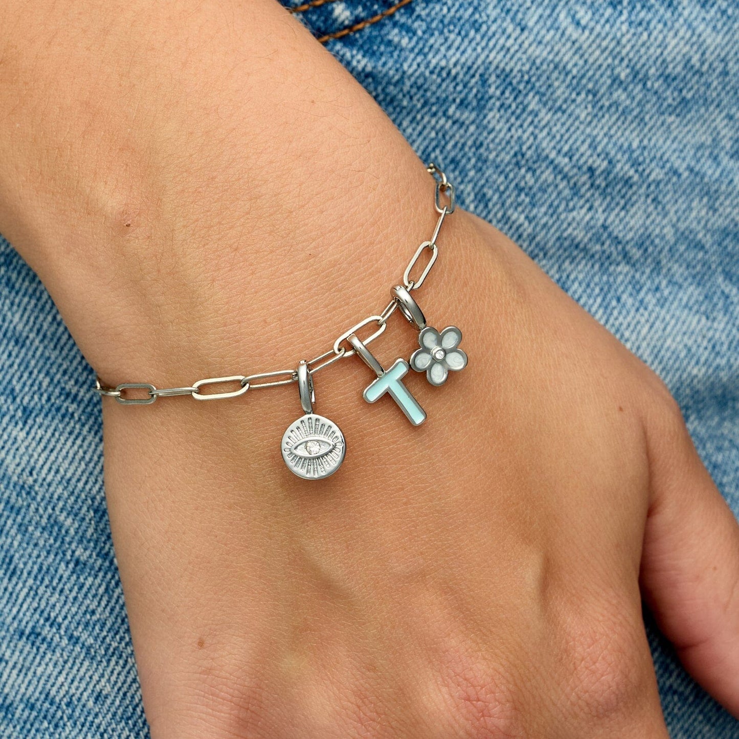 Harper Enamel Alphabet Charm