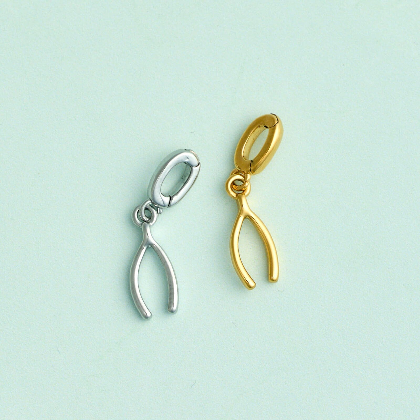 Harper Wishbone Charm