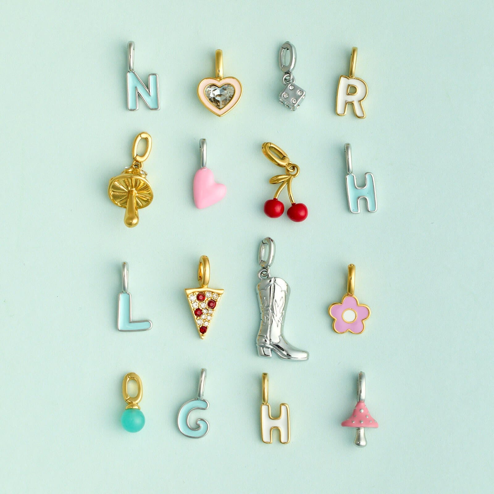 Harper Jeweled Mushroom Charm