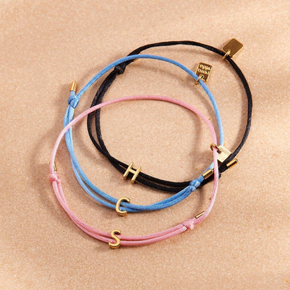 Initial Charm Bracelet