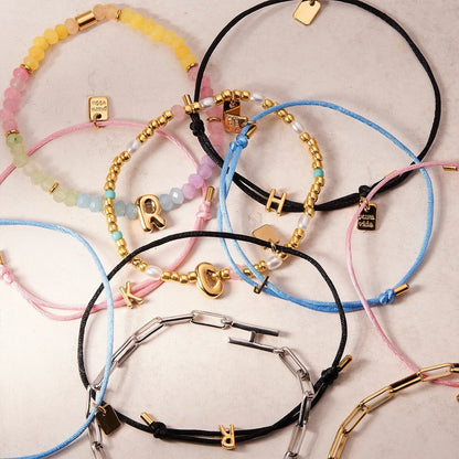 Initial Charm Bracelet