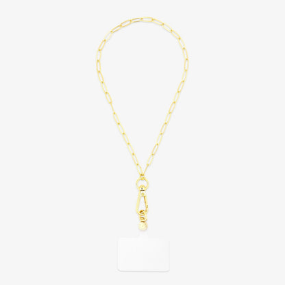 Paperclip Chain Wristlet Phone Chain