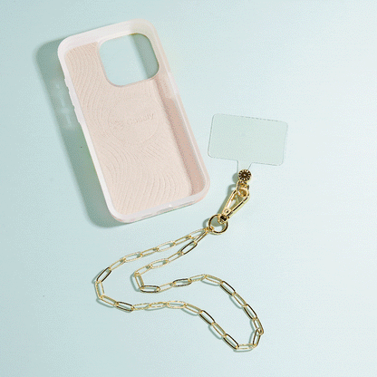 Paperclip Chain Wristlet Phone Chain