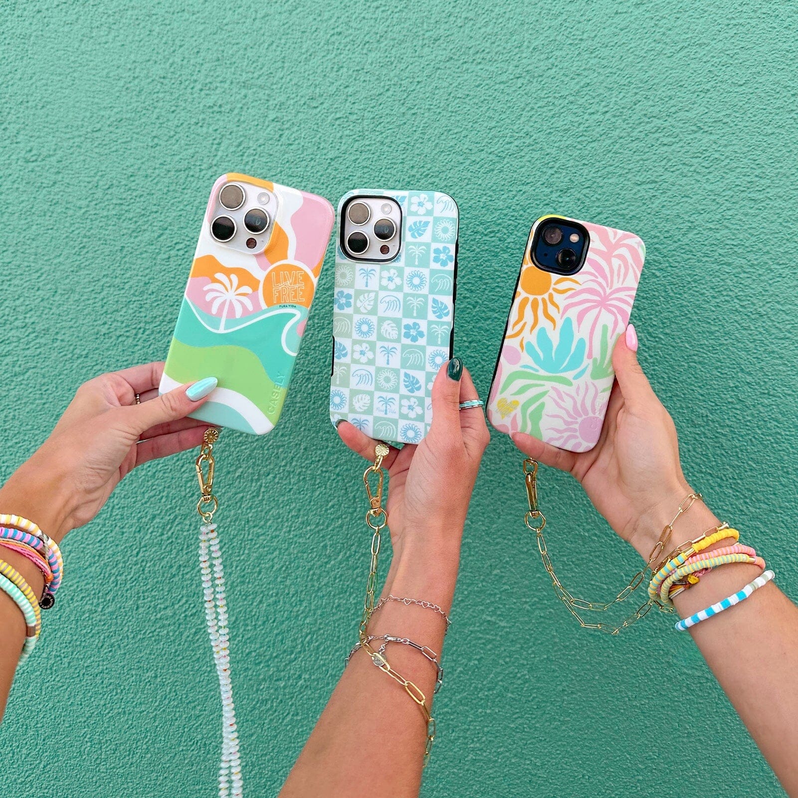 Paperclip Chain Wristlet Phone Chain