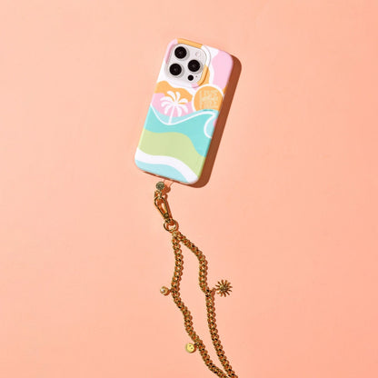 Flat Curb Chain Phone Chain