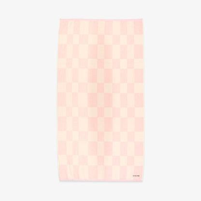 Pink & White Checkerboard Towel