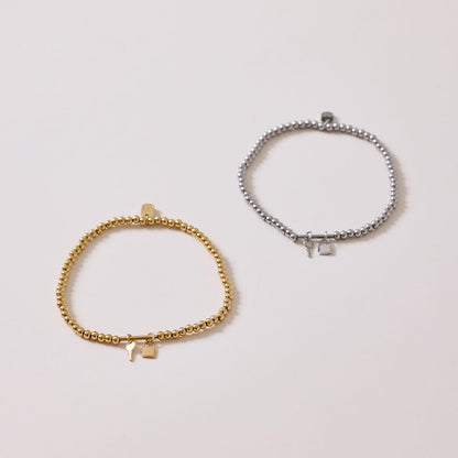Lock and Key Stretch Bracelet