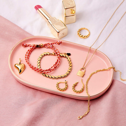 Layered Twisted Rope Chain Bracelet
