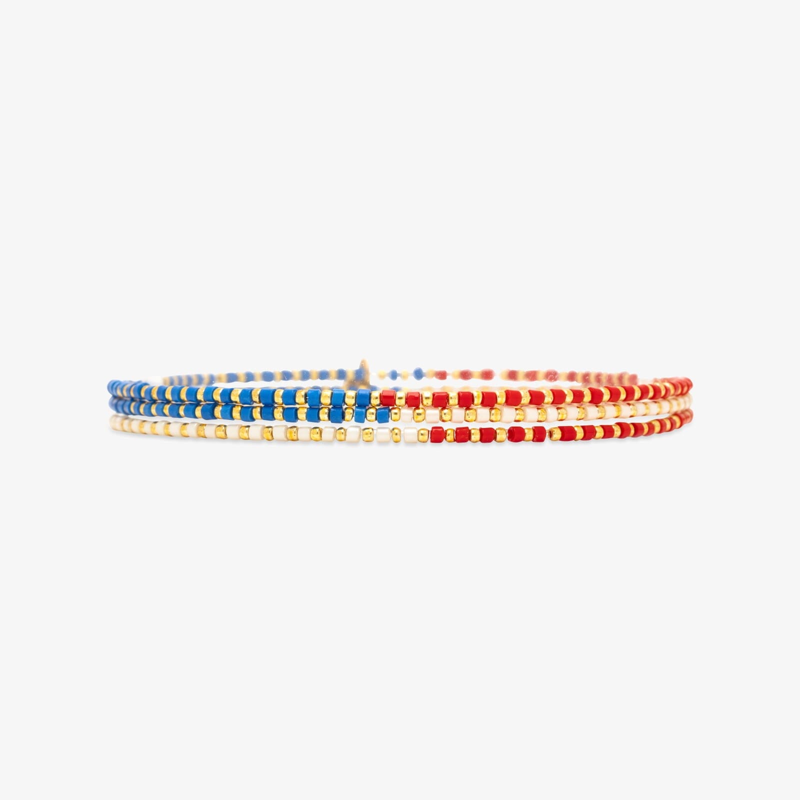 Stars And Stripes Seed Bead Stretch Pack