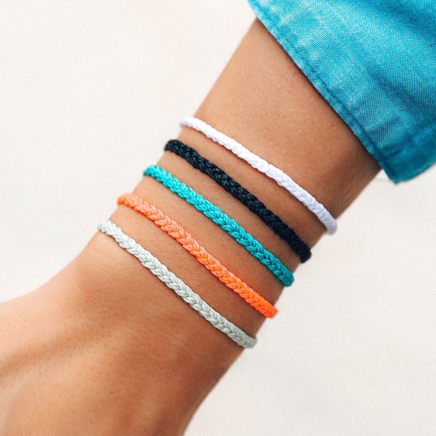 Solid Mini Braided Bracelet