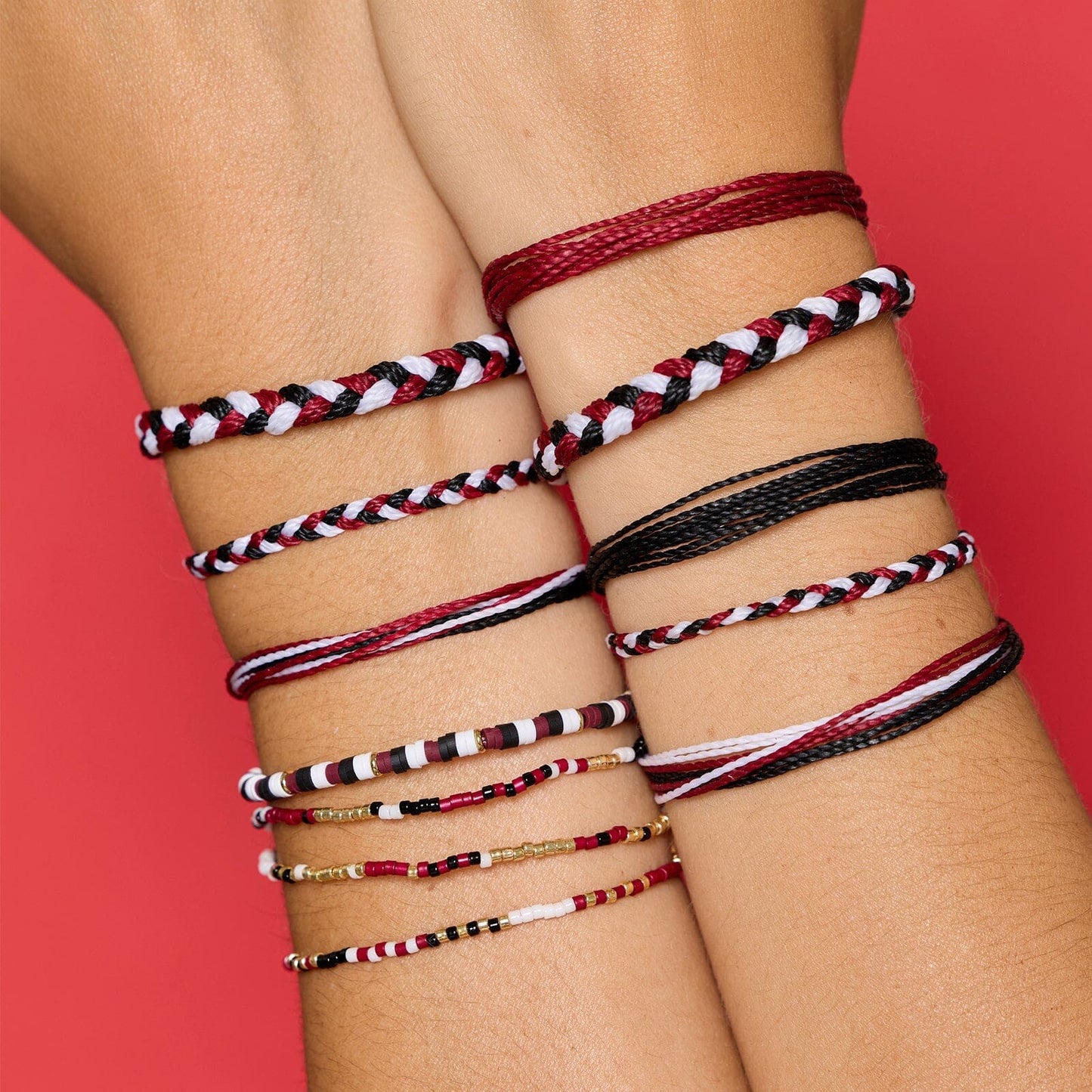 Maroon, Black & White Collection