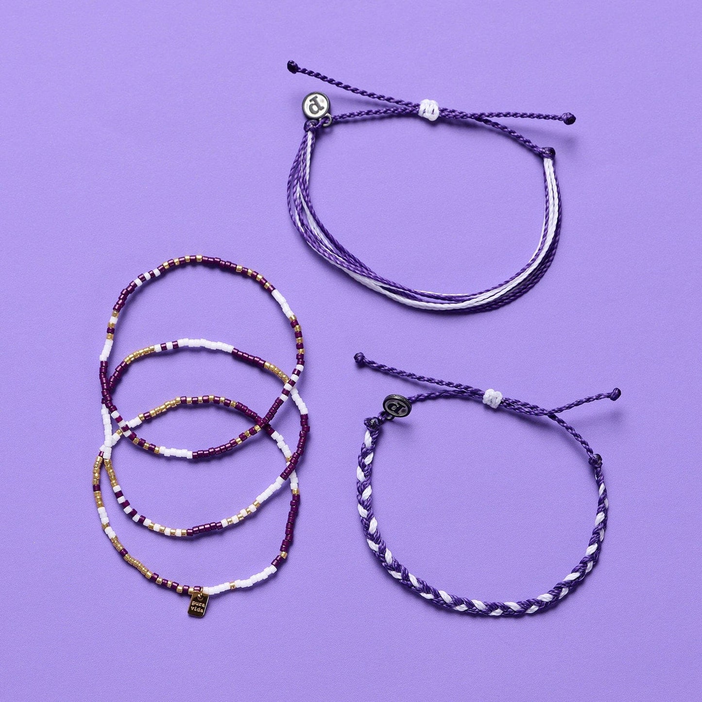 Purple & White Collection