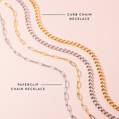 Harper Paperclip Chain Necklace