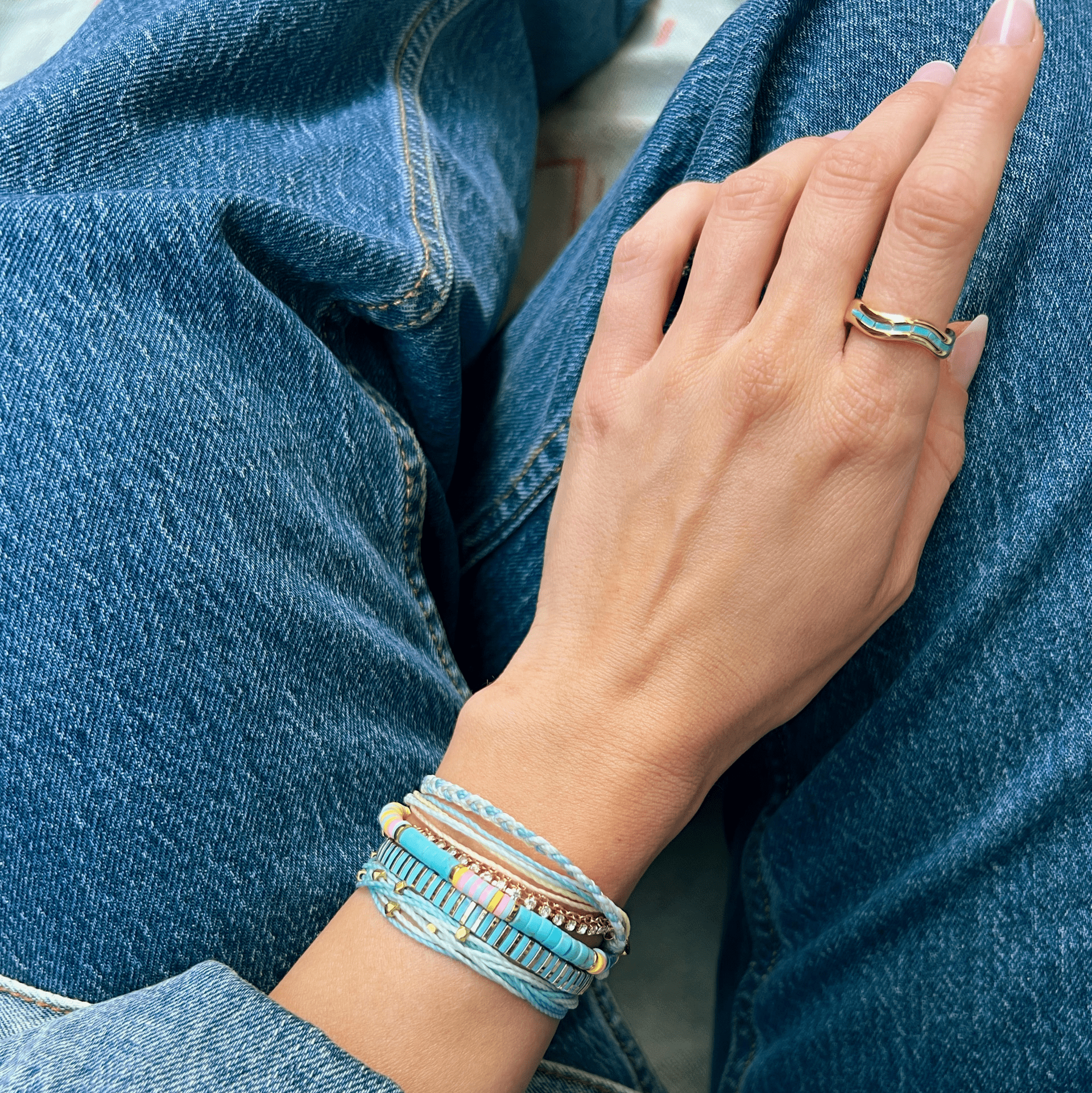 Desert Turquoise Stretch Bracelet