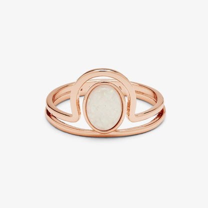 Crowned Opal Ring
